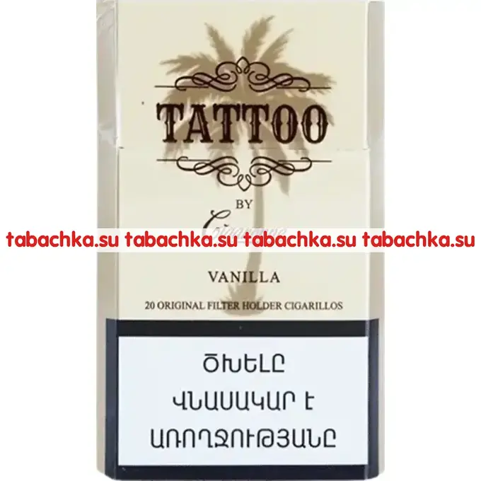 Сигареты Cigaronne Tattoo King Size Vanilla Сигареты Cigaronne Tattoo King Size Vanilla